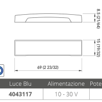 QUICK - SVJETILJKA PLAVA TAB CPA 1* - Slika 2