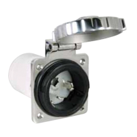 MARINCO -  UTIČNICA 3P + T 125 / 250V. 50A IP56