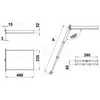 DOUGLAS MARINE-LJESTVE TELESKOPSKE INOX u platformu - Slika 3