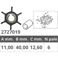 PARSUN /YAMAHA / MARINER / SELVA - IMPELER