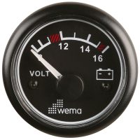 WEMA - VOLTMETAR ANALOGNI  12V  52 mm