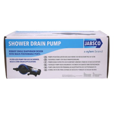 JABSCO - PUMPA ZA ODVOD ZA TUŠ 24V (ø19 i 25mm spojnice)