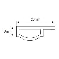 PLASTIMO-LED PROFIL MODEL D 500X23X9V MM - Slika 2